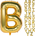 Letter Balloons 40 Inch Giant Jumbo Helium Foil Mylar for Party Decorations Gold B
