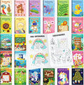 BenLouis 24 pcs Mini Activity Books for Kids ages 4-8-12 Small Activity Books Party Favors Bulk Mazes Coloring and More for Classroom Travel Birthday Goodie Bag Gift Stuffer(Assorted)