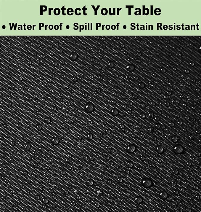 Plastic Black Tablecloths 3 Pack Disposable Table Covers 54 x 108 inch. Pitch Onyx Black Table Cloths for Parties Birthdays Weddings Anniversary BBQ Picnic, Fits 6 to 8 Foot Rectangle Tables