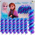 Frozen Lollipops Swirl 20pk- FrozenCandy For Frozen Party Favors & Elsa Birthday Party Decorations - Elsa And Anna Themed Princess Birthday Decorations - Disney Princess PartyFavors