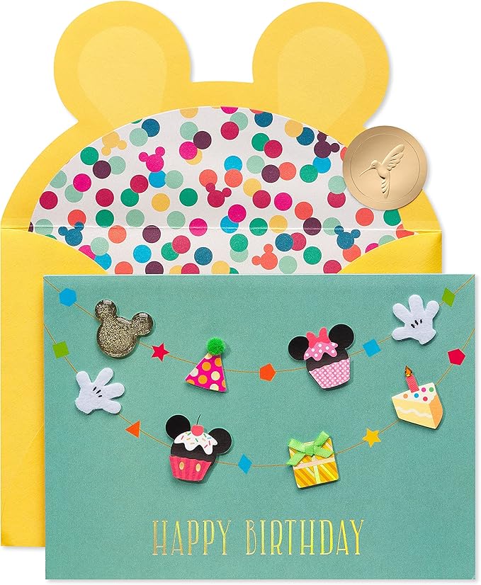 Papyrus Disney Birthday Card (Sending Special Wishes)