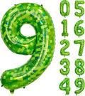 40 inch giant Green pixel miner game number 9 balloon Large mining theme foil balloon 0-9 Suitable for pixel game parties children's birthdays party anniversary celebrations baby shower decoration