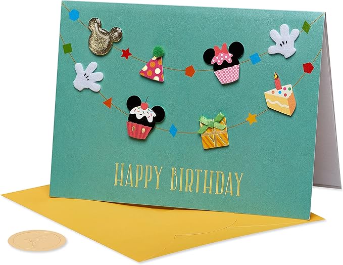 Papyrus Disney Birthday Card (Sending Special Wishes)
