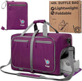 Bago Compact Duffle Bag for Travel Women & Men. Durable Lightweight Foldable Travel Duffel Bags For Traveling Women. 40L Duffle Bags a Reliable Weekender duffel or Overnight Bag With Shoe Compartment