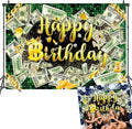 8x6ft Money Birthday Backdrop Money Party Background Dollar Bill Backdrop Hip Hop Background Boy Girl Men Cash Bash Birthday Party Props Photo Booth Decor