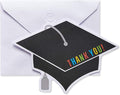 American Greetings Graduation Blank Thank You Cards with Envelopes, Graduation Cap Shape (50-Count)