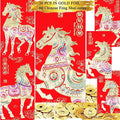 Red Envelopes Chinese New Year Of The Horse 2026,红包, Lucky Money Envelopes For Lunar New Year, Li Xi Chinese Feng Shui Coins I-Ching Fortune Coin for Health Wealth Hongbao 36Pcs Large and 60 Coins
