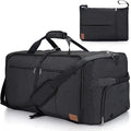 100L Travel Duffle Bag for Men, Urtala 32” Large Duffle Bag for Traveling with Shoe Compartment, Foldable Travel Duffel Bag Weekender Bag Gym Bag for Men Women Waterproof & Tear Resistant (Black)
