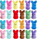 24PCS Cute Bunny Plush Toys,Easter Basket Stuffers Toys for Kids,Bunny Stuffed Animals,Easter Party Favors Gift for Girls Boys
