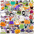 Halloween Party Favors, Halloween Stickers, 100 PCS Non Repeating Vinyl Waterproof Stickers for Teens, Hall-oween Decorations Games Treats Classroom Crafts Gifts Party Supplies