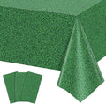 3 Pack Green Grass Field Plastic Tablecloth, 54 x 108 Inch Golf Table Cloth Disposable Tablecloths for Rectangle Tables Waterproof Sports Theme Table Cover for Golf Football Birthday Party Supplies