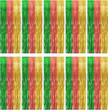 10 Pack Hawaii Backdrop Party Decorations Tinsel Curtain Summer Party Streamer Foil Fringe Birthday Decorations Photo Booth Vibrant Theme Christmas Beach Baby Shower Graduation Decor