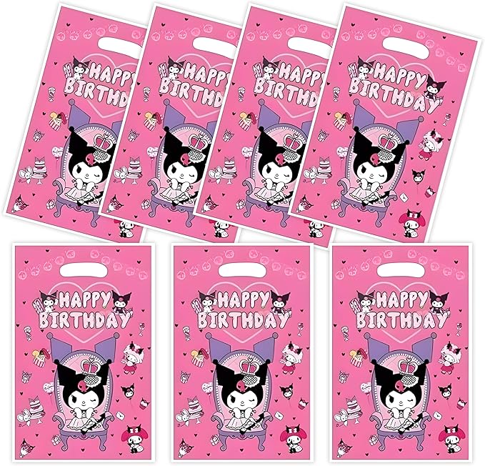 Jlemon 30pcs Birthday Party Gift Bags Candy Goody Bags Birthday Party Supplies Decorations (Style D)