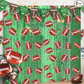 MYUPDALIN 2 Pack Football Party Decorations Football Birthday Decorations Foil Fringe Curtain Backdrop Decorations Photo Props