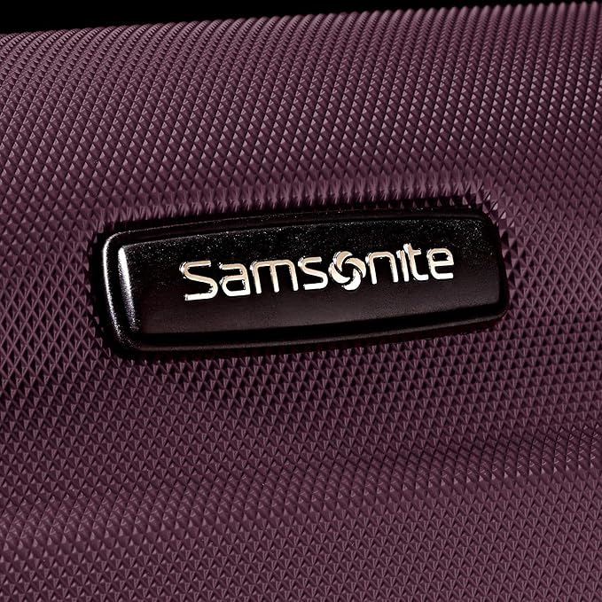 Samsonite Omni PC Hardside Expandable Luggage with Spinner Wheels, Purple, 3-Piece Set (20/24/28)