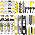 288 Pieces 2026 New Years Eve Party Supplies Include New Year Crown Glasses Headband Noisemakers Cone Hats Necklaces Hand Clapper Leis 2026 New Year Decorations Kit Party Supplies
