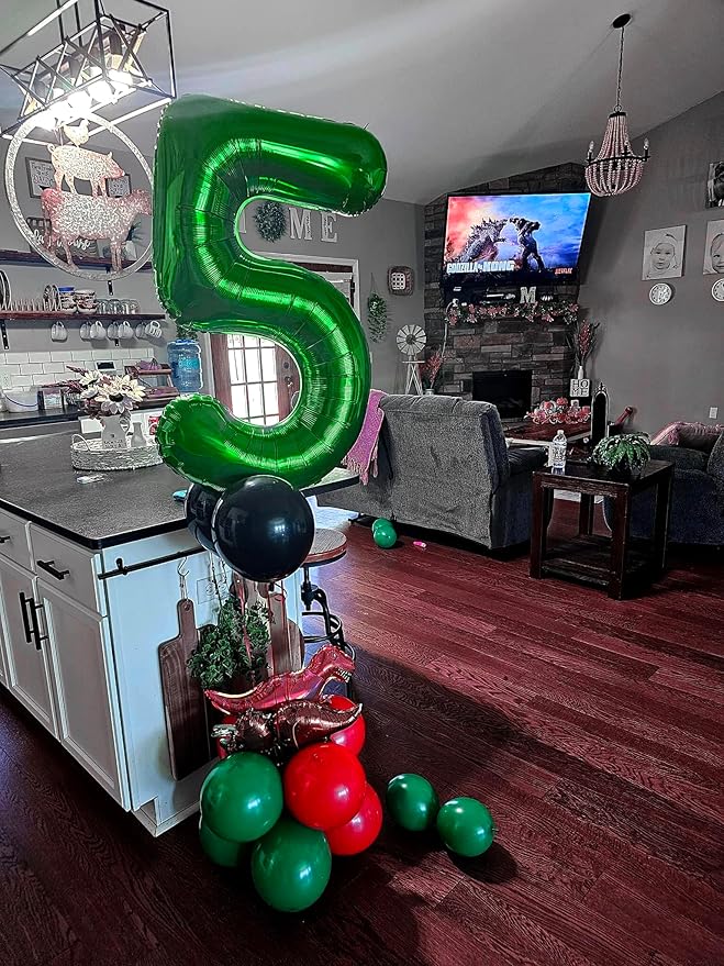 25 Balloon Number, Green Number 25th Birthday Balloons 40 Inch, 25 or 52 Years Old Green Birthday Decorations for Men Women, 25th Anniversary Decorations