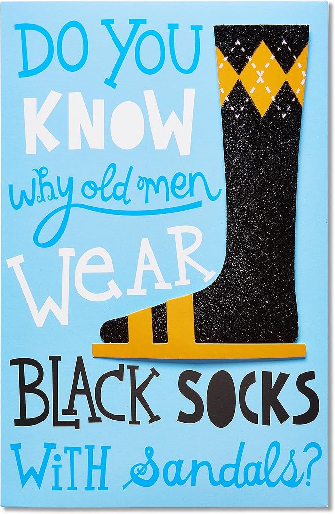 American Greetings Funny Birthday Card for Him (Old Men)