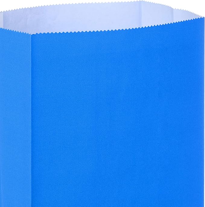 Hallmark Solid Color Party Favor and Wrapped Treat Bags (30 Ct., 5 Each of Blue, Red, Green, Yellow, Orange, Pink) for Birthdays, Baby Showers, Kids Crafts and Activities, May Day, Care Packages