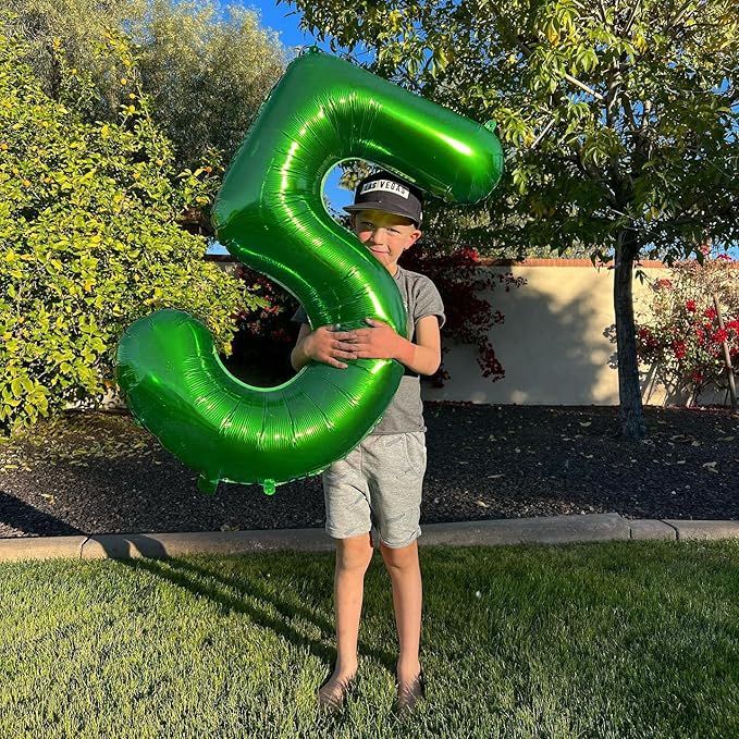 50 Balloon Number, Green Number 50th Birthday Balloons 40 Inch, 50 Years Old Green Birthday Decorations for Men Women, 50th Anniversary Decorations