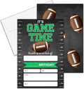 Birthday Invitations, 4"x6" Football Birthday Party Invitations with Envelopes for Football Party Decorations Supplies(20 Pieces)-C28