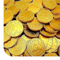 Chocolate Coins - 1 Pound Pack - 80 Count - Chocolate Gold Coins Candies for Goodie Bags, Gifting, and Party Favors - Individually Wrapped Gold Candy Treats