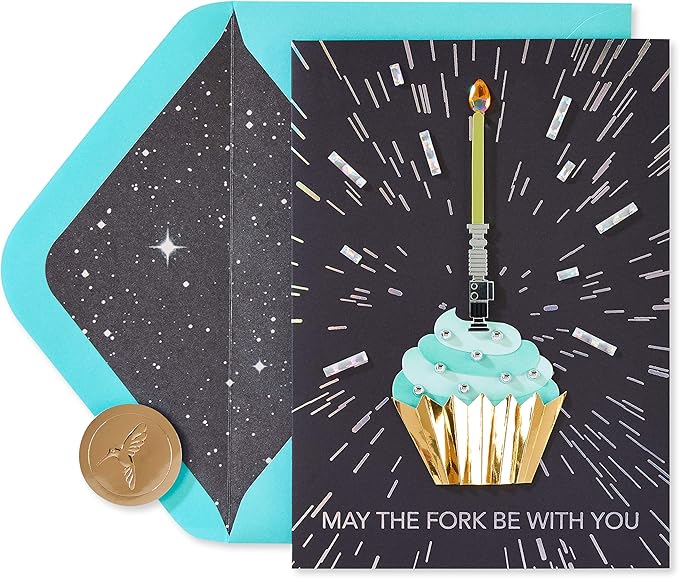 Papyrus Funny Star Wars Birthday Card (Happy Birthday)