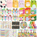 24 Pack Party Favors Classroom Gifts Set with Classic Animal ＆Fruit Designs for Teens, Goodie Bags with Multicolor Pen for Birthday Stuffers Rewards Prizes Party Favors