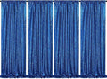 B-COOL Royal Blue Sequin Backdrop Curtains 4 Packs 2ftx8ft Sparkle Backdrop Fabric Sparkly Drapes for Party Ceremony Wedding Birthday Decorations