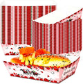 50 PCS Derby Snack Trays, Run for The Roses Large Capacity Paper Food Trays, Kentucky Disposable Plates Derby Decorations, Horse Party Decorations for Party Supplies Table Decor