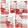 Religious Valentine’s Day Party Favor Bags - 50Pcs Valentines Religious Christian Cross John 4:19 Goody Candy Treat Bags, Bible Verse Themed Party Decorations for Church Sunday School