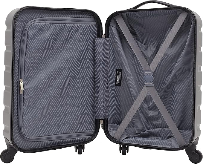 Travelers Club Harper Luggage, Charcoal, 2 Piece Set