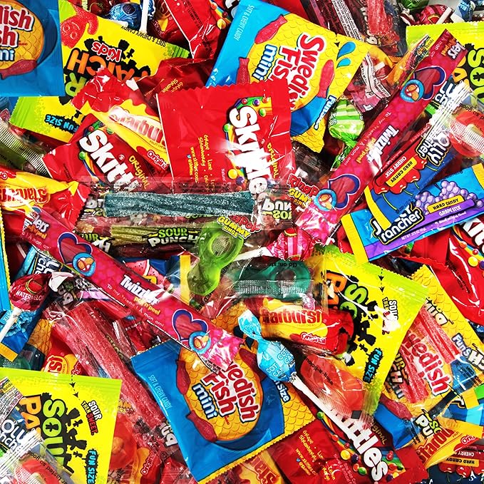 Easter Bulk Candy Mix Variety Pack – 5lb Pack of Individually Wrapped Assorted Sweets for Easter Baskets, Egg Hunts, Party Favors, Candy Buffets, Goodie Bags, and Gifting