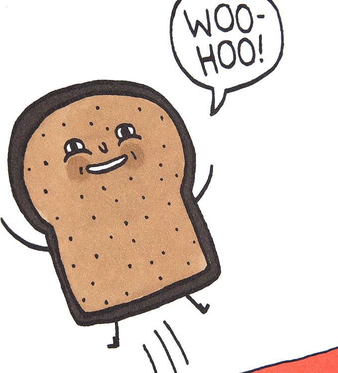 Hallmark Shoebox Funny Birthday Card or Congratulations Card (Toast) (349RZF1005)