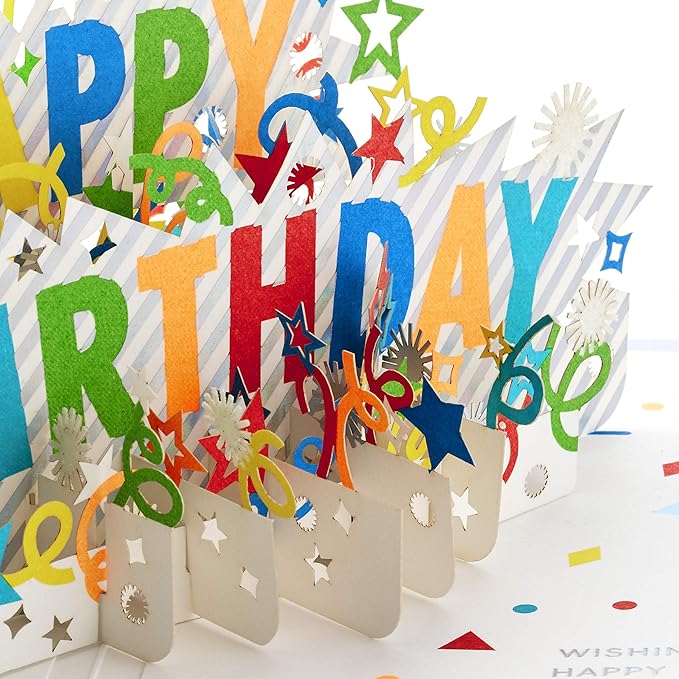 Hallmark Signature Paper Wonder Pop Up Birthday Card (Happy Birthday)