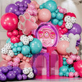ALL-IN-1 Paw Balloon Garland Arch Kit with BONUS Bone & Paw Print Balloons – Pink Paw Balloons Girl for Paw Birthday Decorations Girl – Paw Party Supplies
