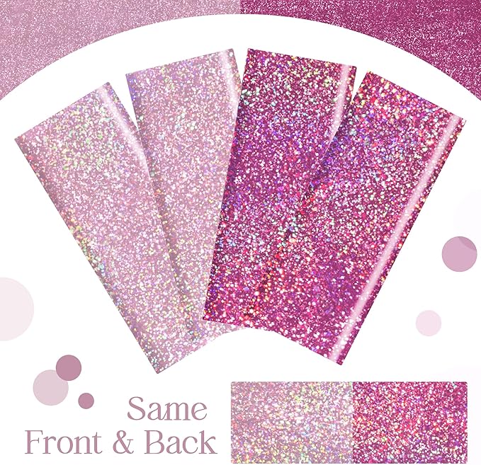 Pink & PalePink Holographic Tablecloth 40" x 108" Hot Pink Party Decoration Birthday Party Table Decor Iridescence Plastic Table Cloth for Baby Shower Bachelorette Party Supplies