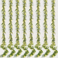 Dolicer 8 Packs Eucalyptus Garland with LED Lights String, 48FT Faux Eucalyptus Greenery Garland, Artificial Hanging Green Eucalyptus Leaves Vine Wedding Backdrop Arch Wall Table Decor (Grey Green)