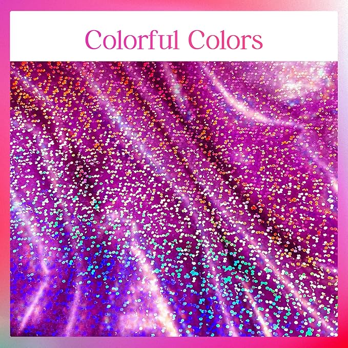 Pink & Fuchsia Red Holographic Tablecloth 40" x 108" Hot Pink Party Decoration Valentine's Day Birthday Party Table Decor Iridescence Plastic Table Cloth for Baby Shower Bachelorette Supplies