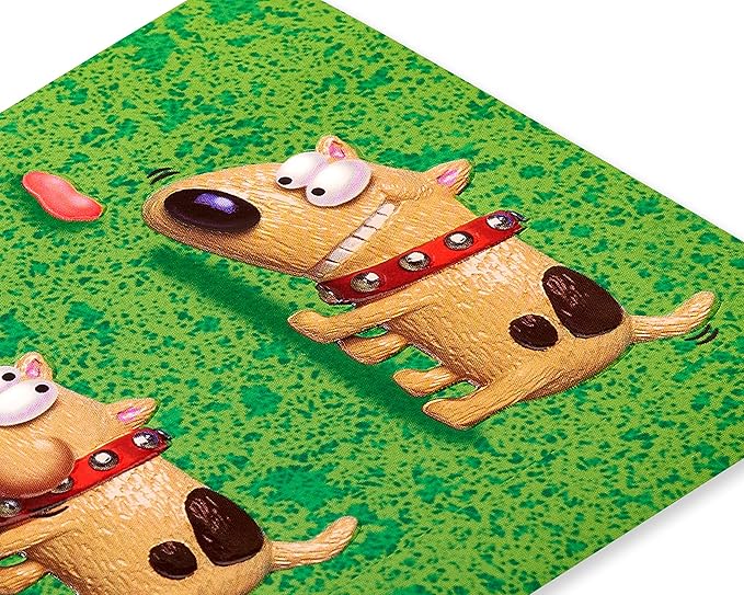 American Greetings Funny Birthday Card (Dog with Bubble Gum)