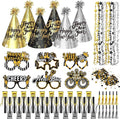 2026 New Years Eve Party Hats Kit - Happy New Years Paper Hats Eve Party Supplies for Adults Celebration Decoration