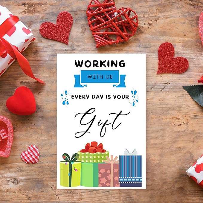 Work Anniversary Cards Funny for Men Women, Coworker Birthday Card for Boss Friends, Office Bday Card