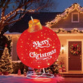 Lighted Pop-Up Christmas Ball with 180 LEDs & 8 Light Functions, Holiday Yard Decor，Outdoor Christmas Decorations