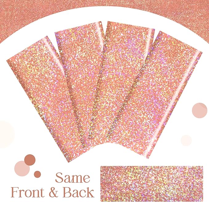 1 pcs Rose Gold Holographic Table Cloth 40" x 108" Shiny Bachelorette Party Decorations Plastic Laser Sparkly Tablecloth Glitter Table Decor for Wedding Anniversary Event Birthday Party Supplies