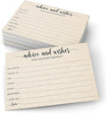 321Done 4x6 Retirement Party Advice and Well Wishes Cards, Tan - Made in USA, Happy Retiree, Fun Celebration Idea, Game, Activity, Memories - Ad Lib Prompts - Pack of 50