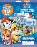 PAW Patrol Mini Play Packs Party Favors - 10 Pack Coloring Activity Set with Stickers & Crayons for Kids, Classroom Prizes, Birthday Gift Bag Toys