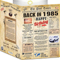 41st Birthday Card for Women Men - Back In 1985 Newspaper - 41 st Happy BIRTHDAY card - 41 birthday gift for Her Him - JUMBO size - 41st birthday decorations Dad Mom - Best gifts for 41 year old