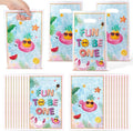 50Pcs Summer Pool Party Favor Bag Watercolor Pool Fun to Be One Goodie Treat Candy Gift Bag Summer Beach 1st Birthday Party Decor for Baby Boy Girl First Birthday Hawaii Beach Swimming Events Supplies
