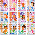 JOYIN 24 Sheets 9"x6" Make a face Stickers for Kids, Make Your Own Mermaid Stickers, Party Favors Kids Crafts, Goodie Bags Stuffers Classroom Activities