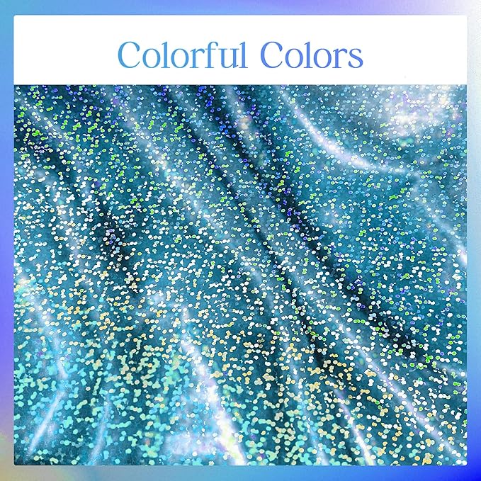 Blue & Purple Holographic Laser Tablecloth 40" x 108" Iridescence Frozen Mermaid Birthday Party Table Cloth Plastic Foil Table Cover For Under The Sea Ocean Winter Wedding Anniversary Party Supplies